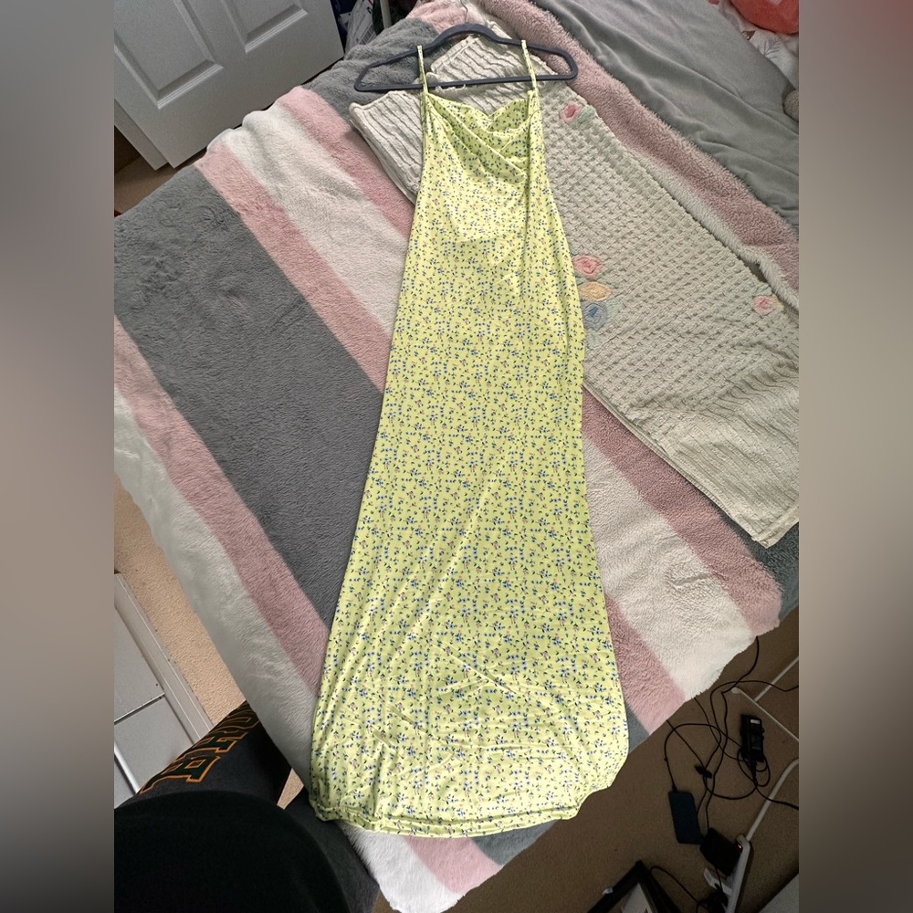 Trending TikTok Yellow Dress